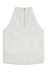 Blusa Mesh Cava Americana Branco