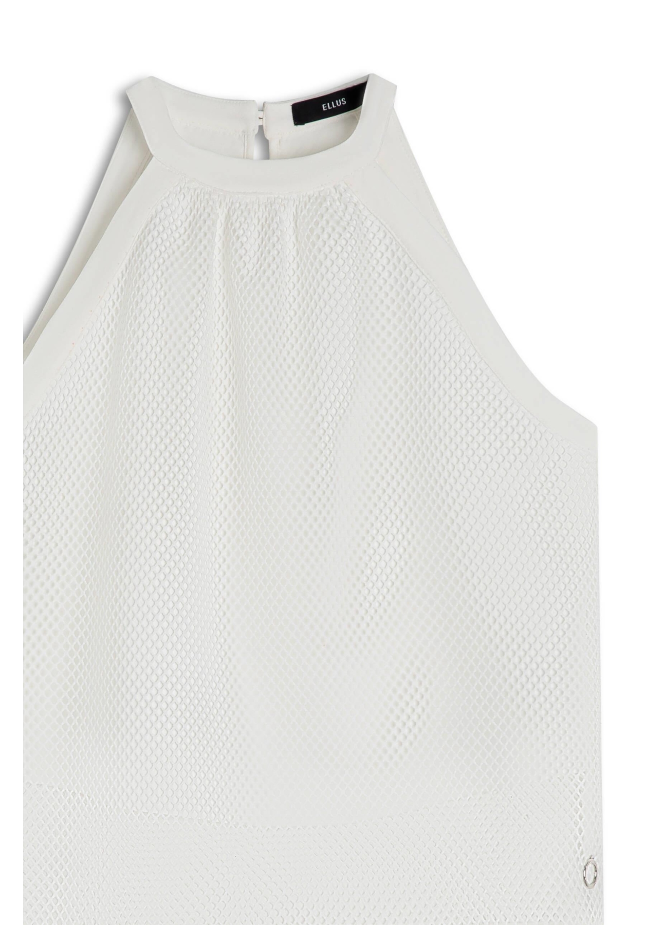 Blusa Mesh Cava Americana Branco