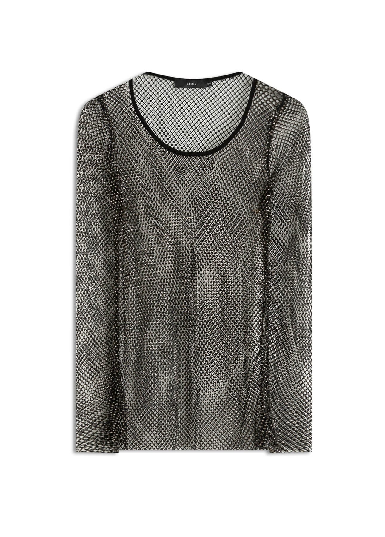 Blusa Mesh Hotfix Preto