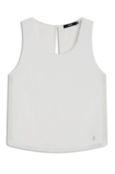 Blusa Mesh Sleeveless Branco