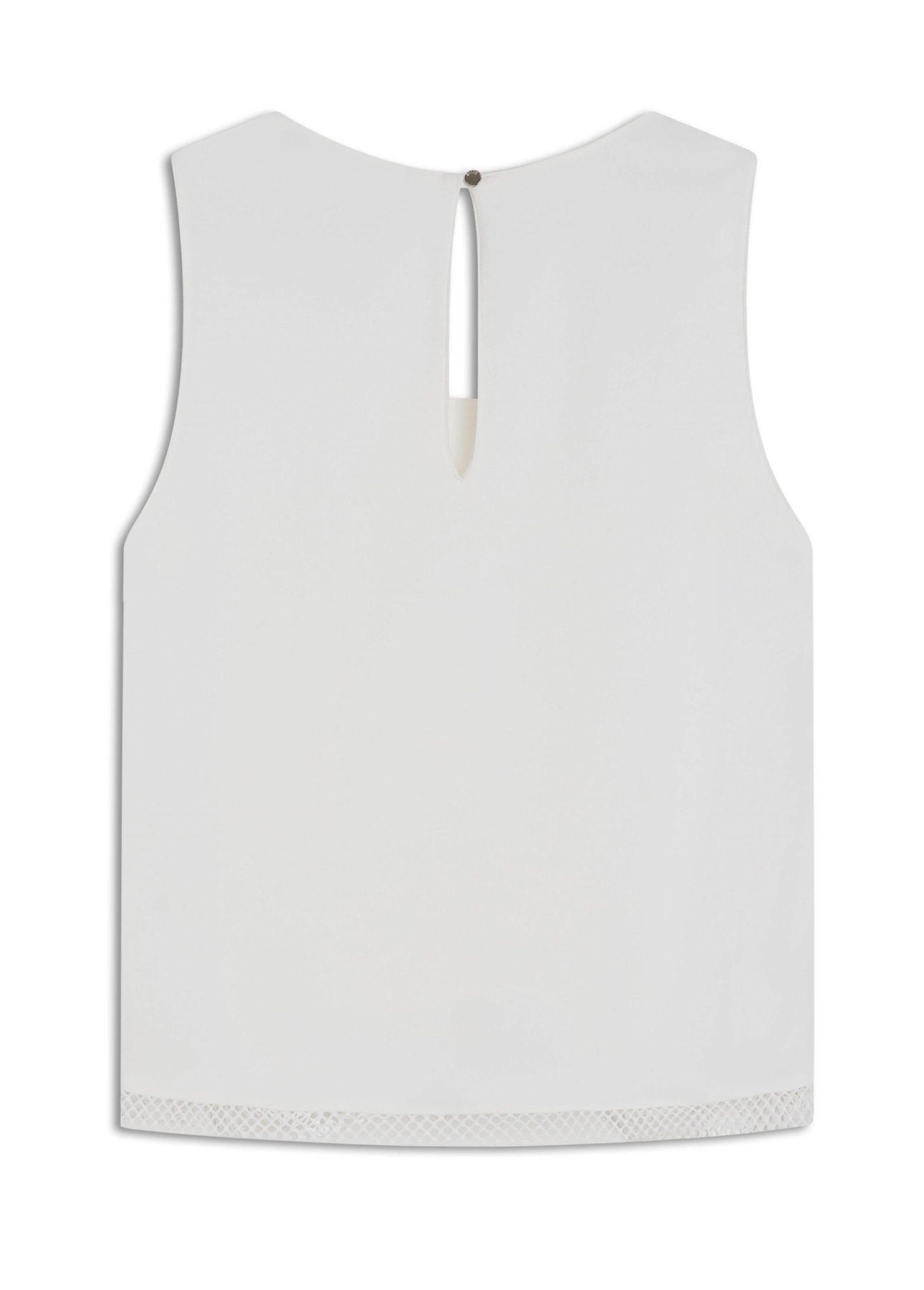 Blusa Mesh Sleeveless Branco