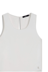 Blusa Mesh Sleeveless Branco