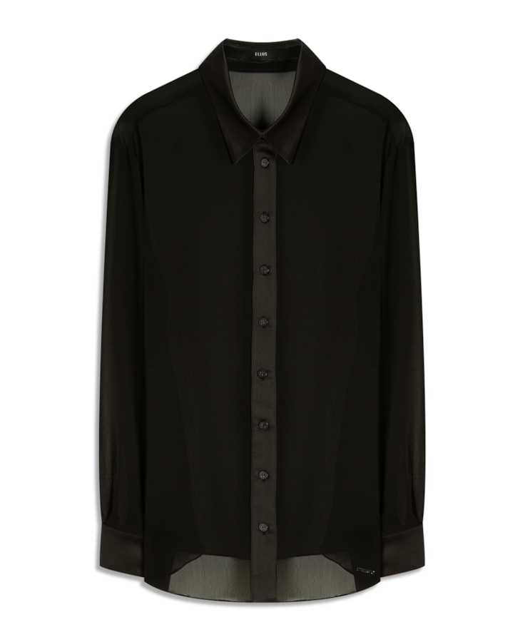 Blusa Microchiffon Classic Preto