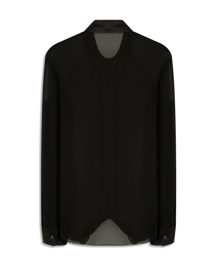Blusa Microchiffon Classic Preto