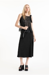 Blusa Microchiffon Print Bandana Preto