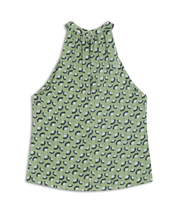 Blusa Mini Leques Sleeveless Padrao 1