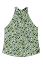 Blusa Mini Leques Sleeveless Padrao 1