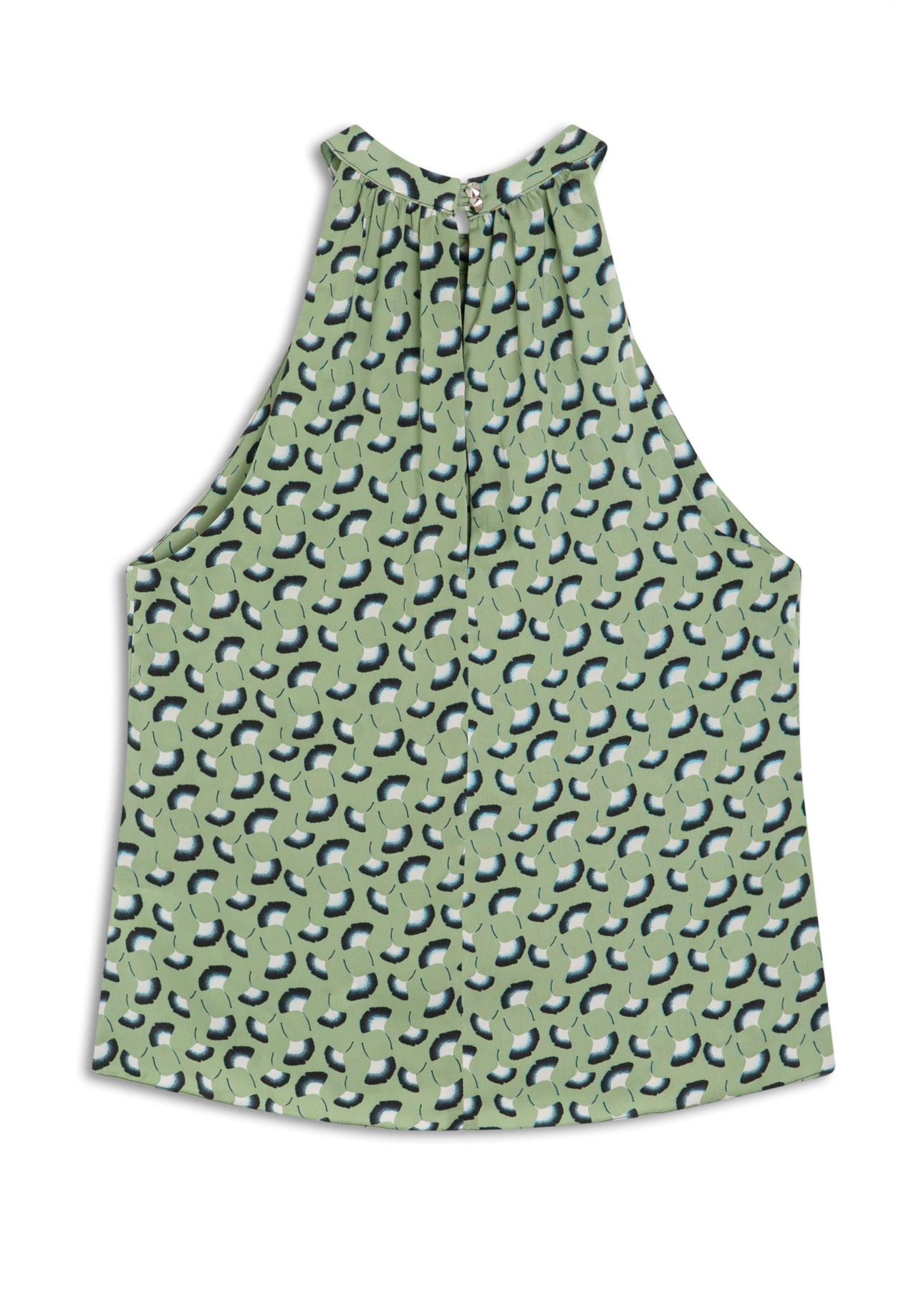 Blusa Mini Leques Sleeveless Padrao 1
