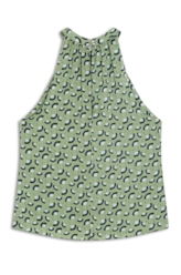 Blusa Mini Leques Sleeveless Padrao 1