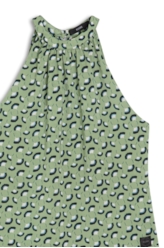 Blusa Mini Leques Sleeveless Padrao 1