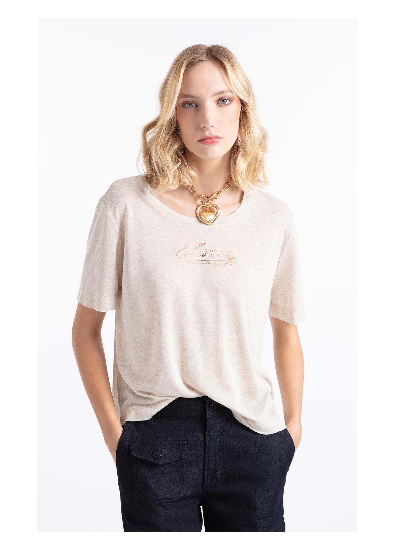 Blusa Modal Linen Natural