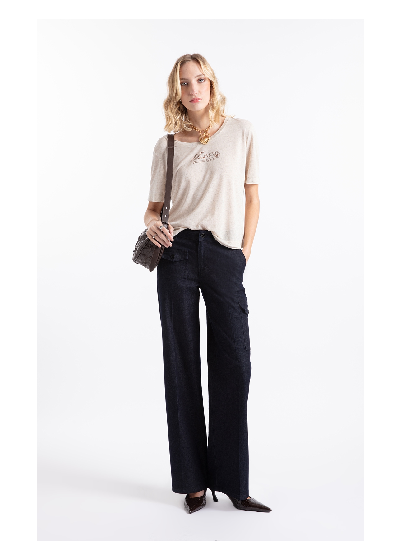 Blusa Modal Linen Natural