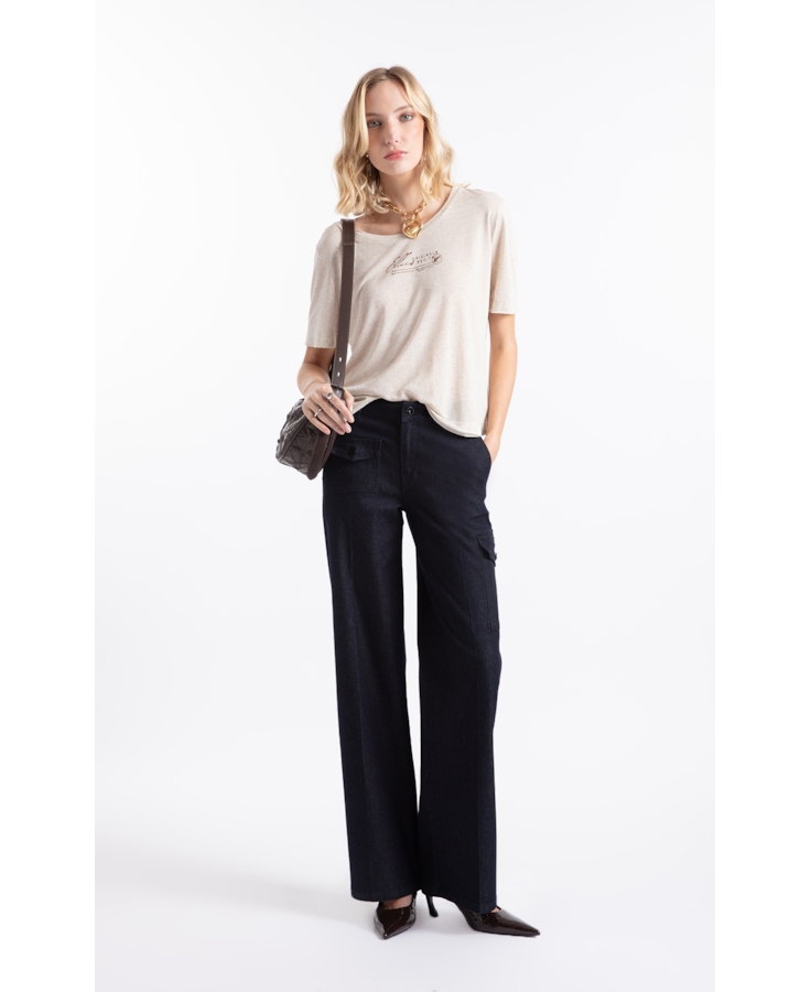 Blusa Modal Linen Natural