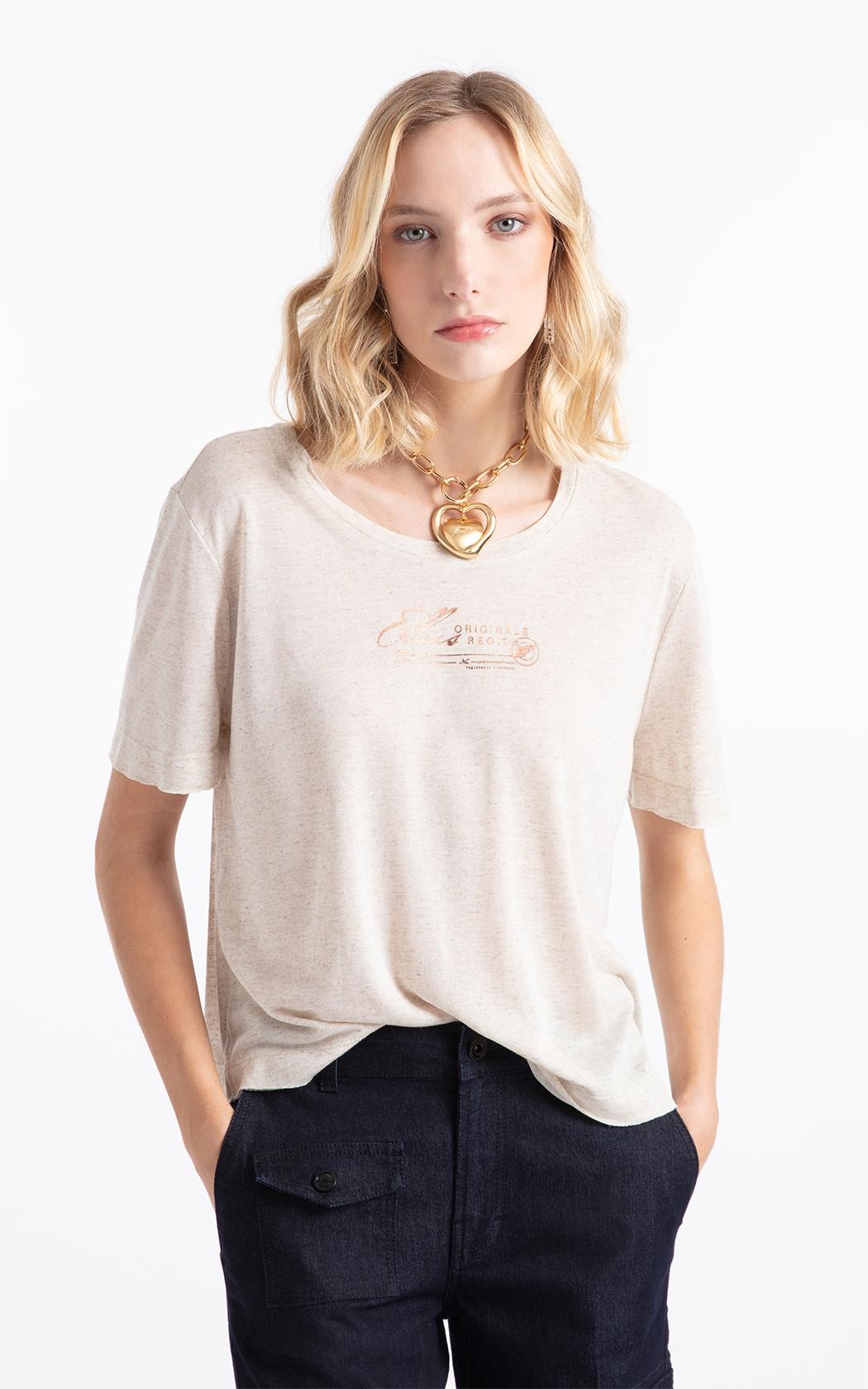 Blusa Modal Linen Natural