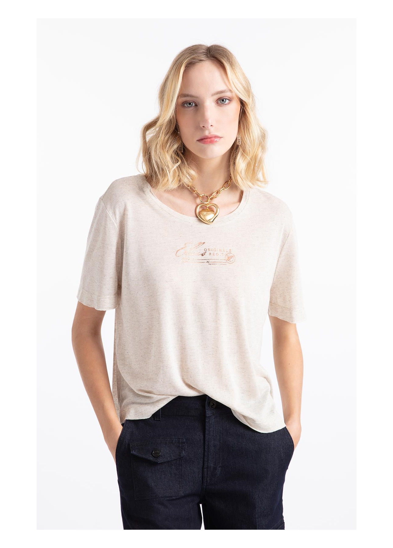Blusa Modal Linen Natural