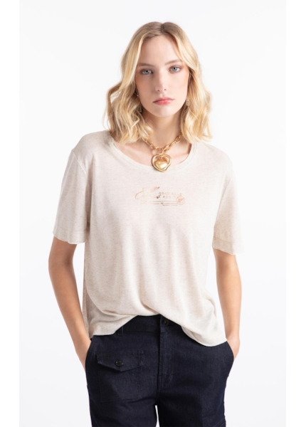 Blusa Modal Linen Natural