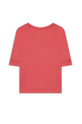 Blusa Modal Linen Stamp Cowboy Boxy Goiaba