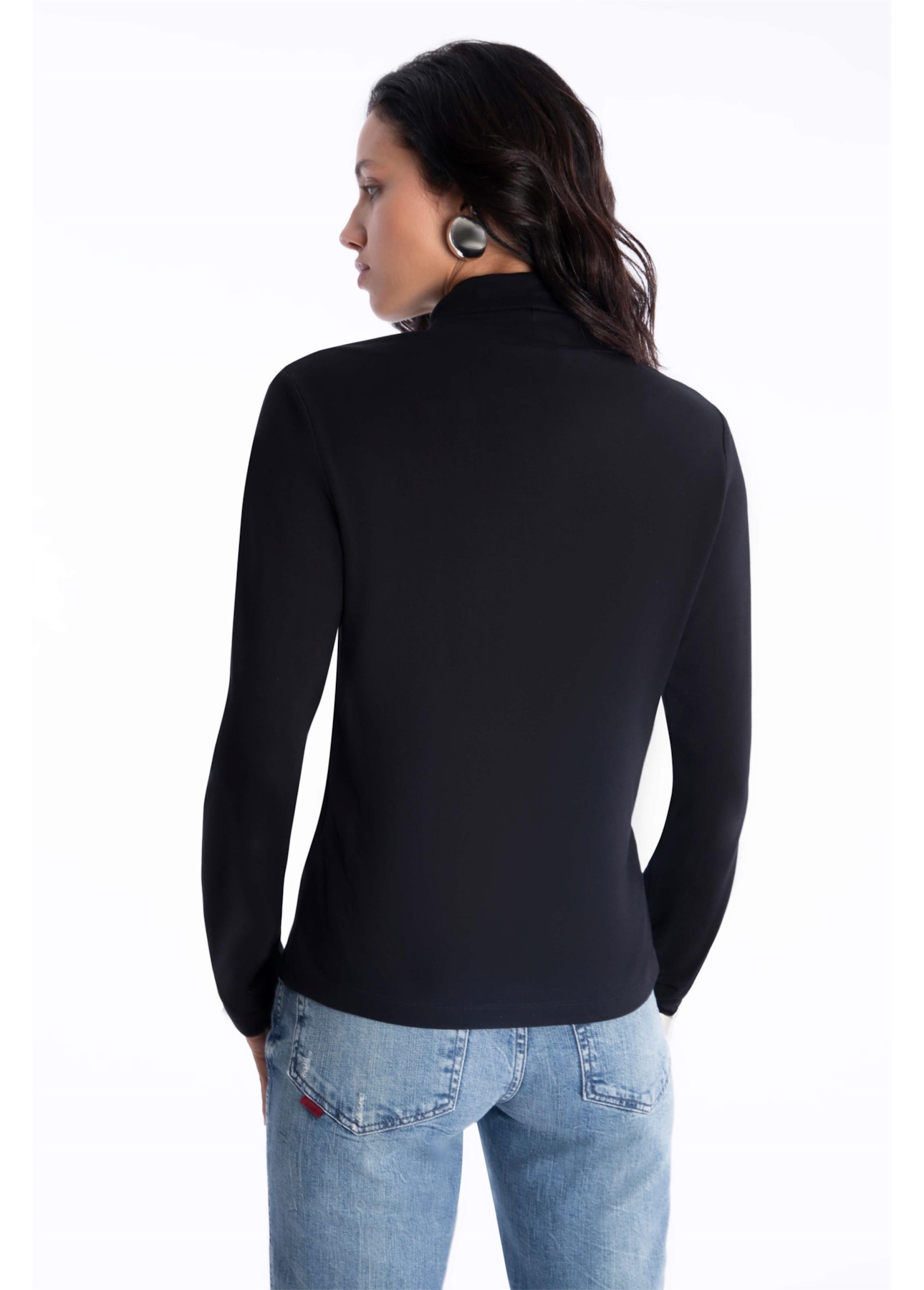 Blusa Moletinho Heavy Box High Preto