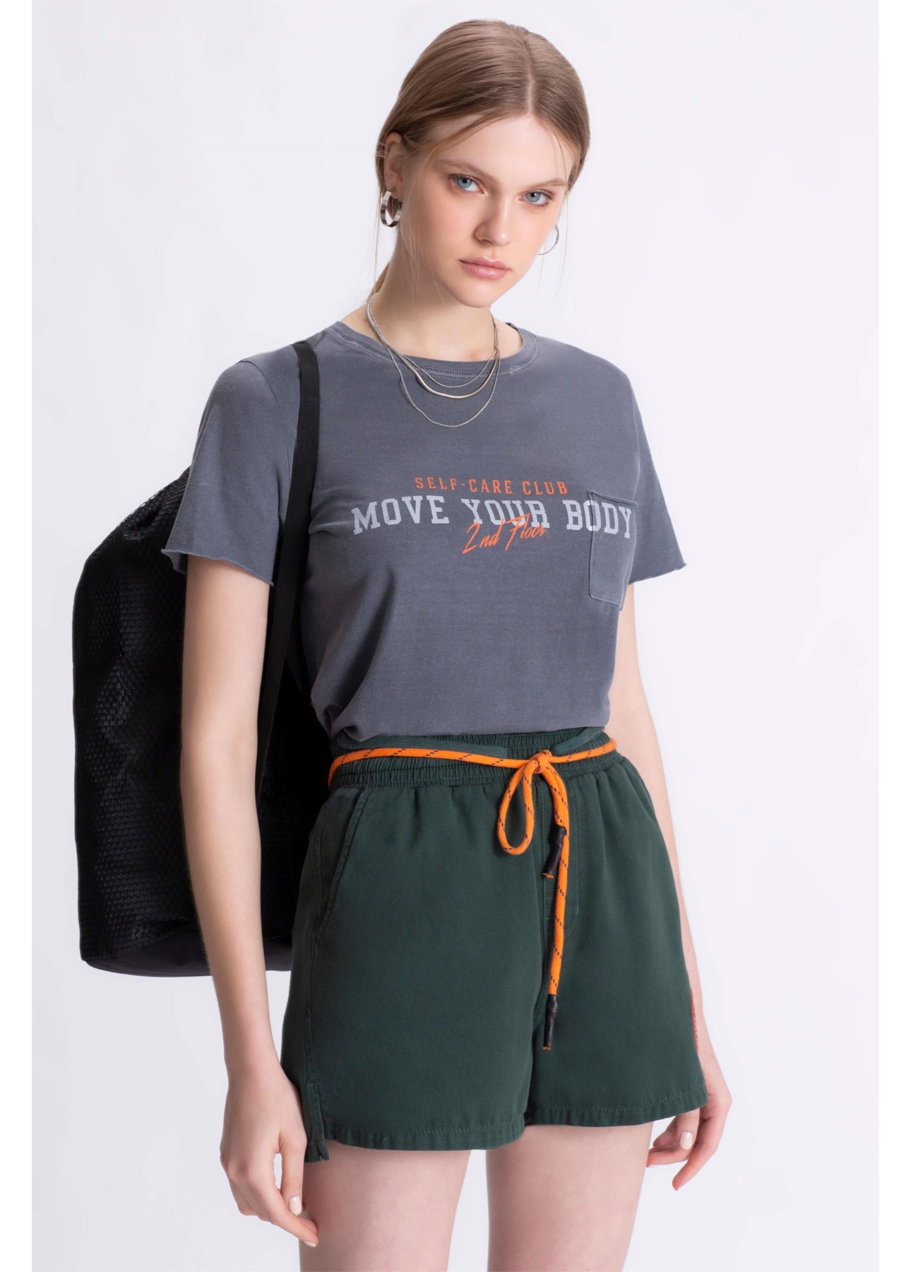 Blusa Move Your Body 2nd Floor Dark Navy