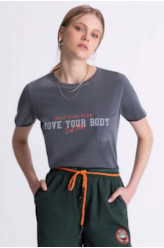 Blusa Move Your Body 2nd Floor Dark Navy