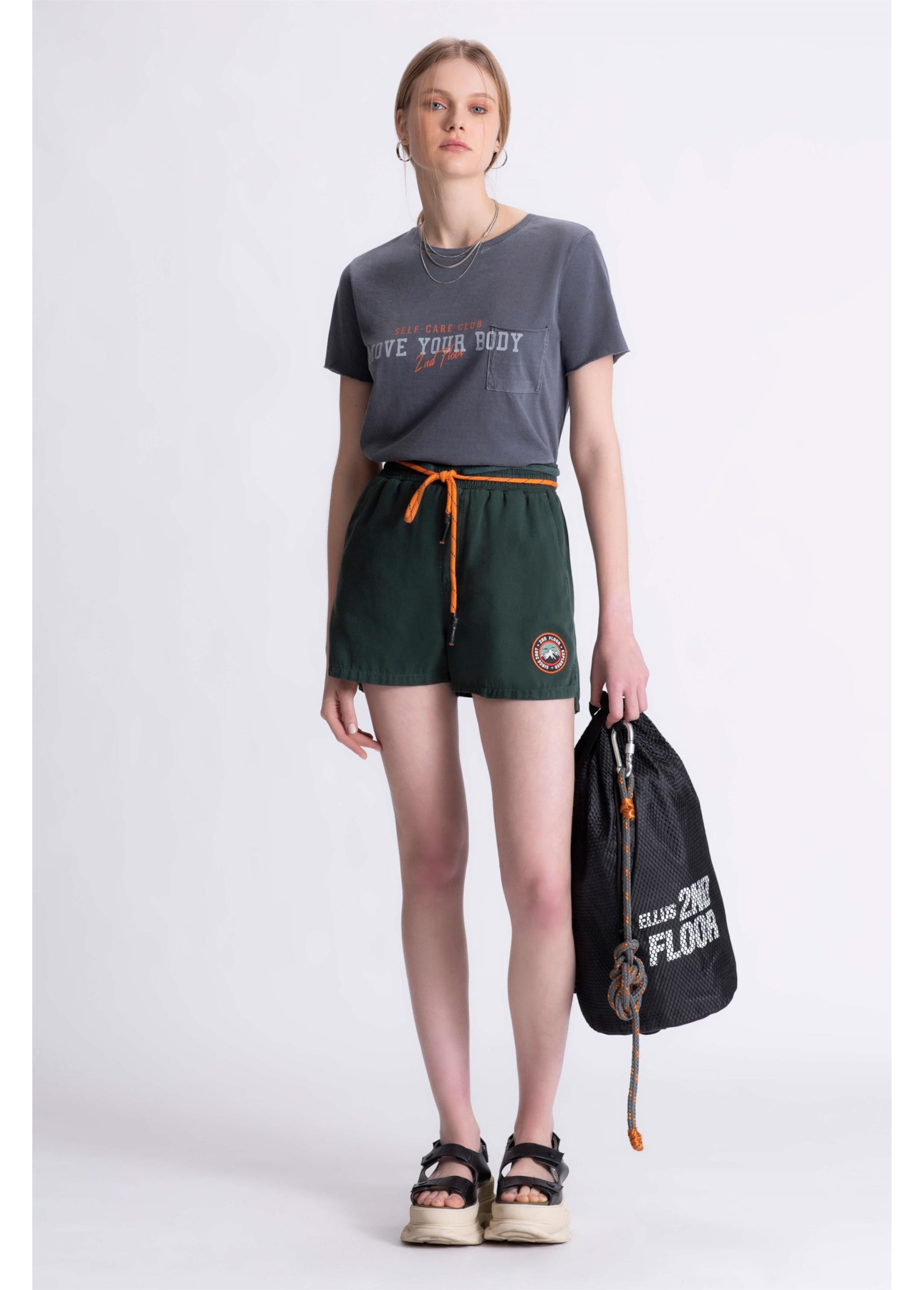 Blusa Move Your Body 2nd Floor Dark Navy