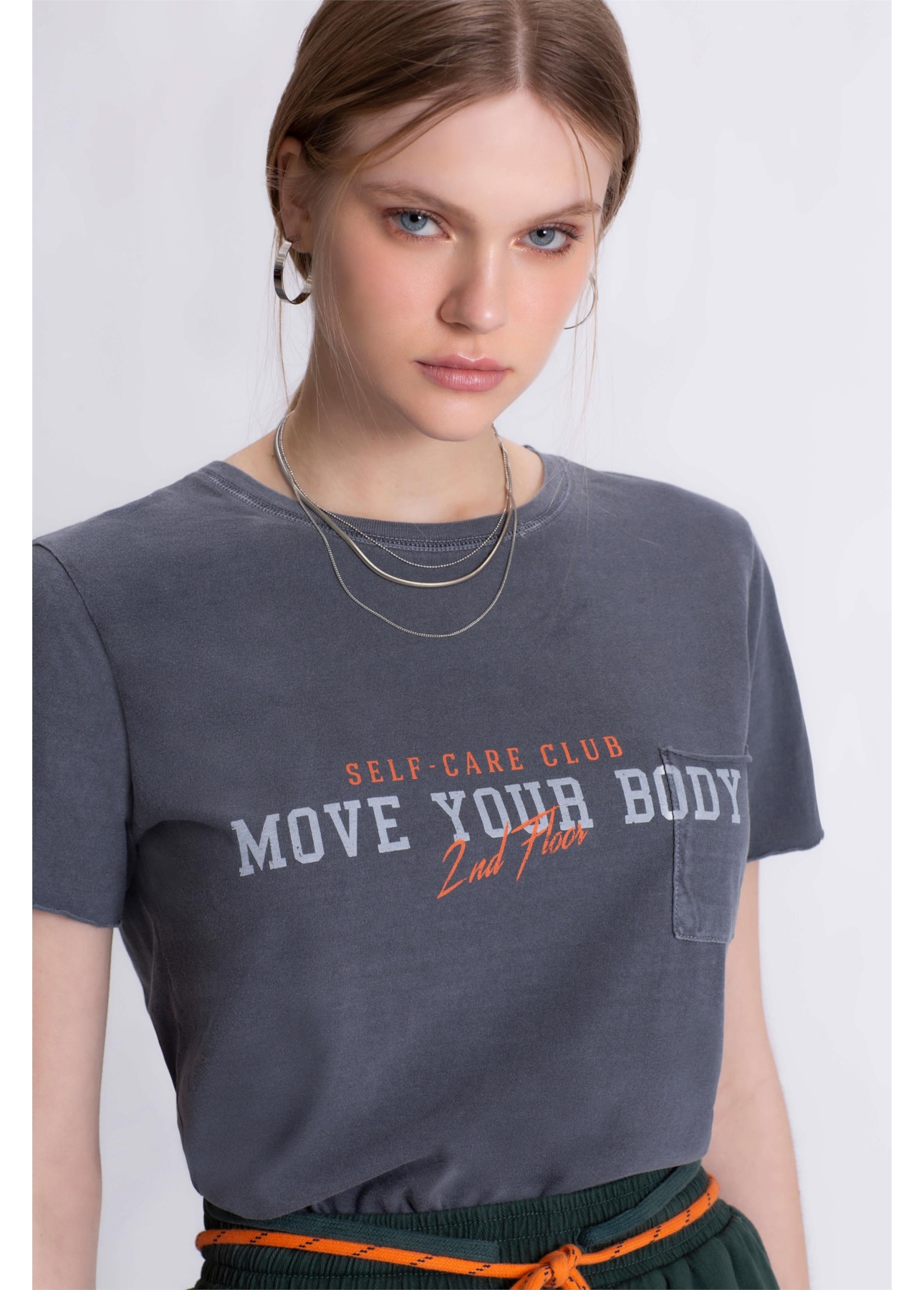 Blusa Move Your Body 2nd Floor Dark Navy