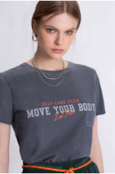Blusa Move Your Body 2nd Floor Dark Navy