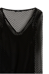 Blusa Neckline Aranha Preto