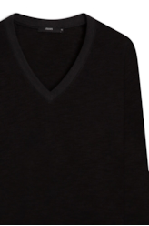 Blusa New Flame Neckline Preto