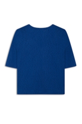 Blusa New Flame Neckline Royal