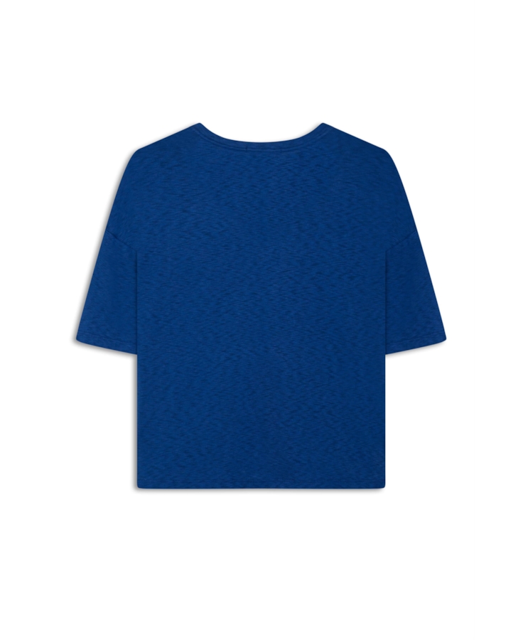 Blusa New Flame Neckline Royal