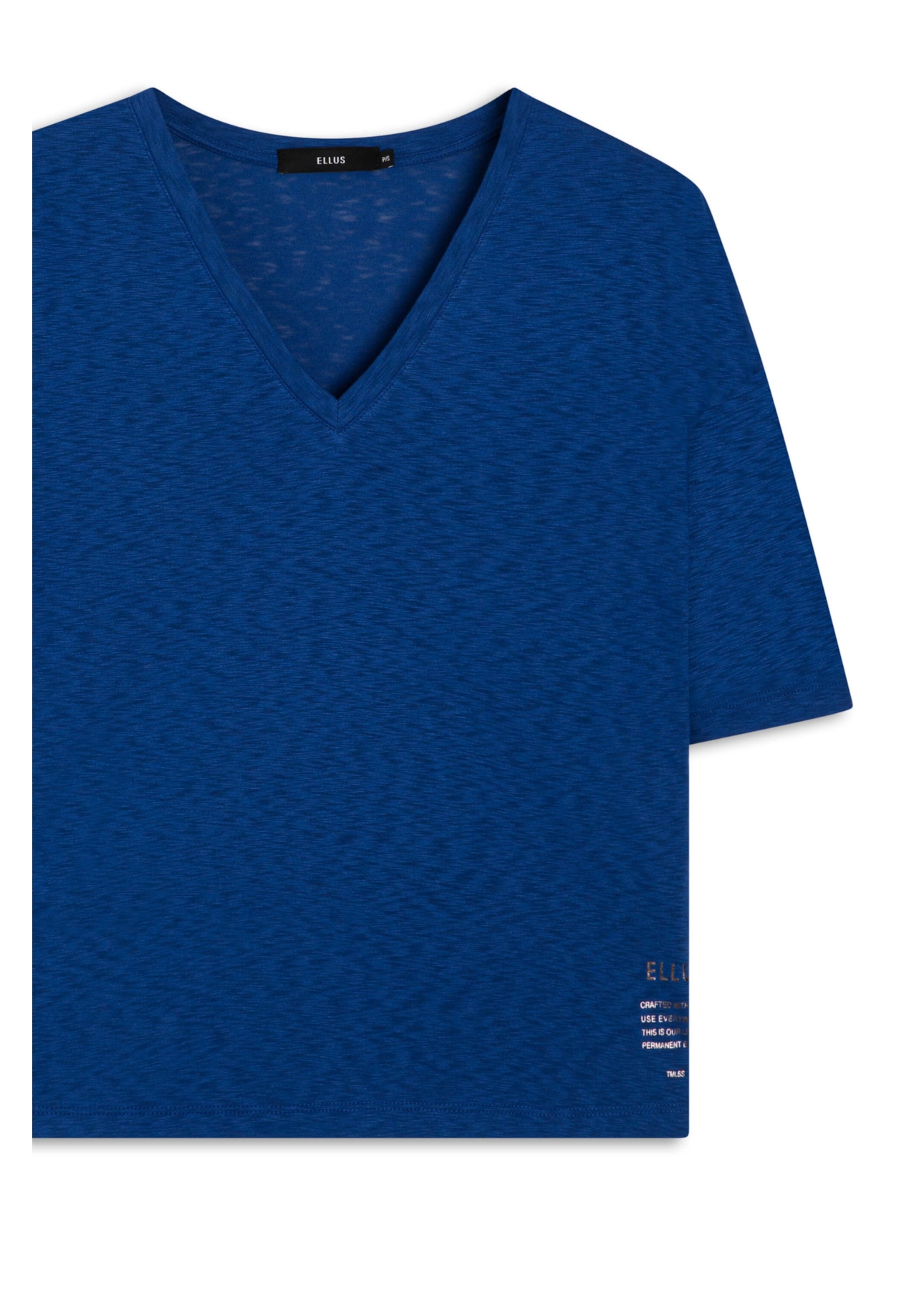 Blusa New Flame Neckline Royal