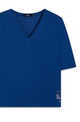 Blusa New Flame Neckline Royal