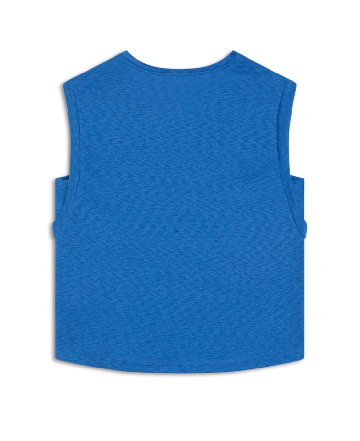 Blusa New Flame Sleeveless Royal