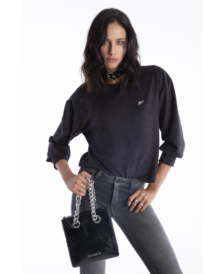 Blusa Nobu Box Preto