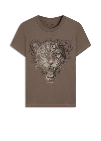 Blusa Onçafari Shine Tabaco