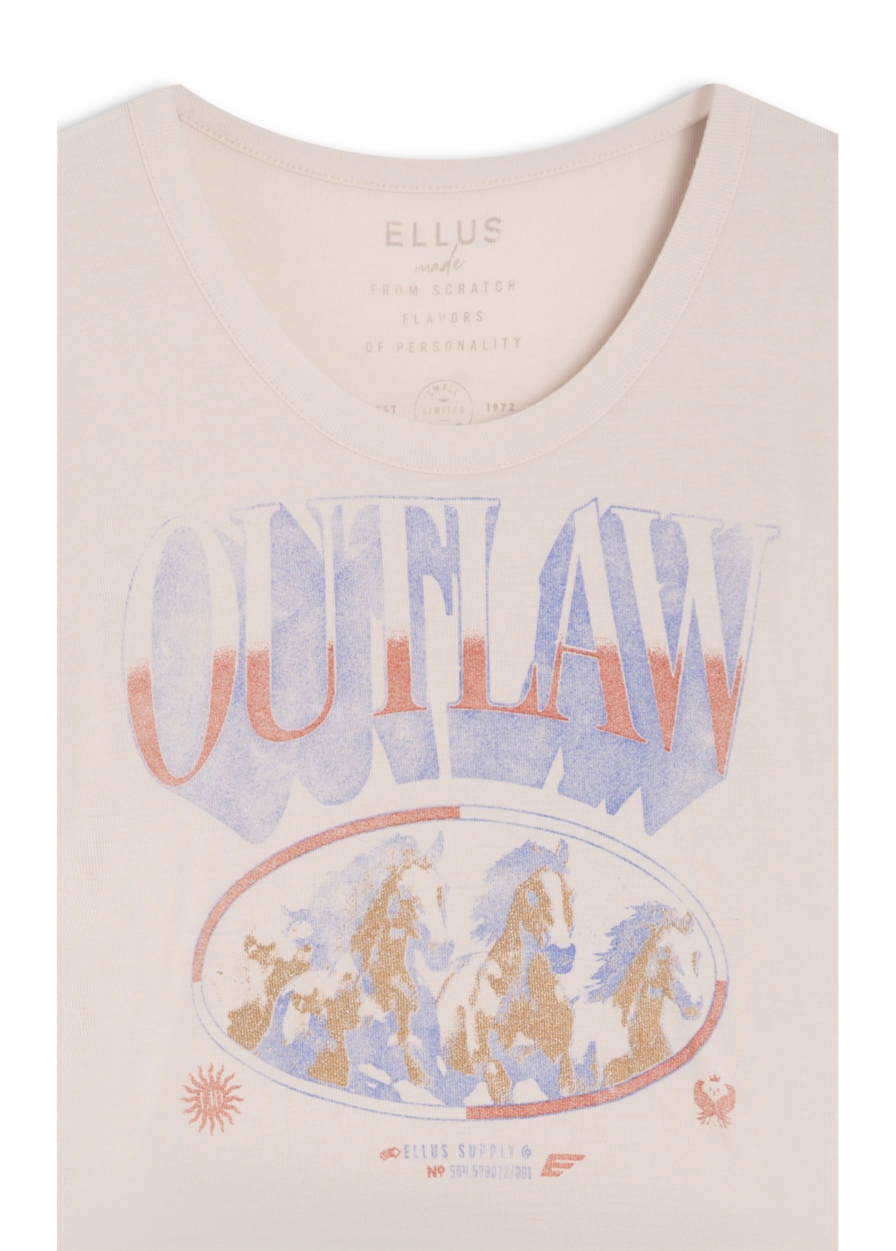 Blusa Outlaw Horses Sandy