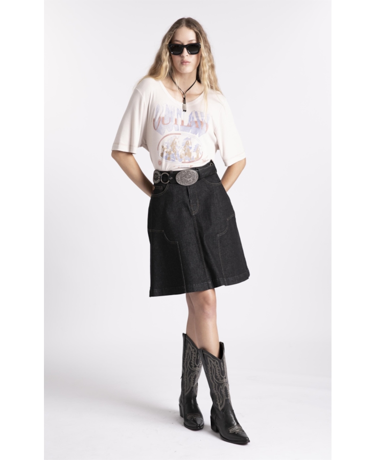 Blusa Outlaw Horses Sandy
