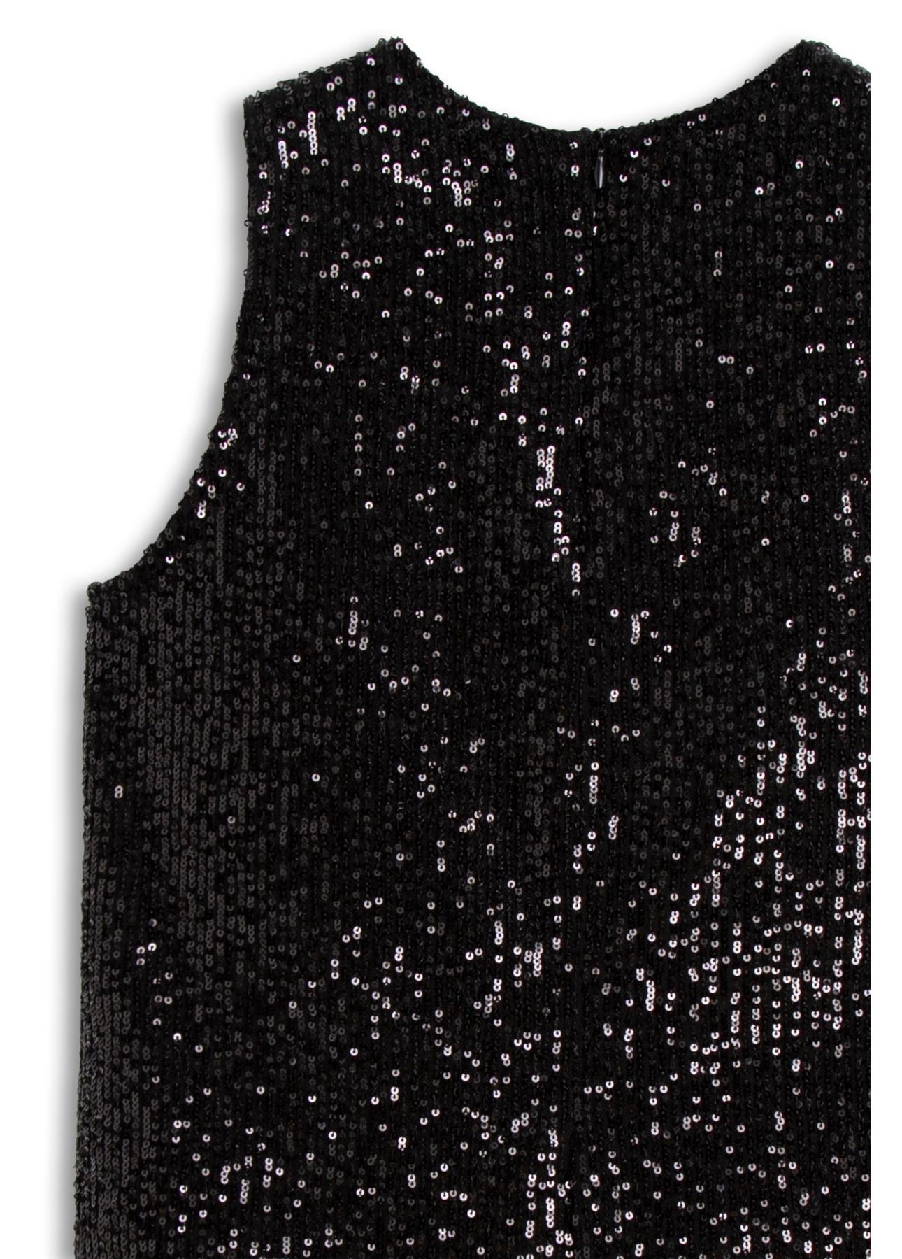 Blusa Paetê Glow Sleeveless Preto