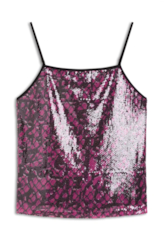 Blusa Paete Grafit Sleeveless Pink