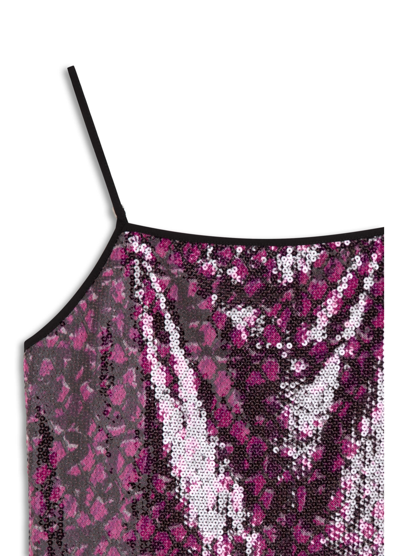 Blusa Paete Grafit Sleeveless Pink
