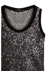 Blusa Paetê Shine Preto