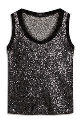 Blusa Paetê Shine Preto