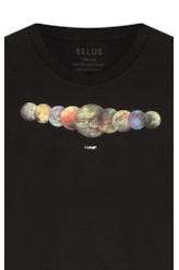 Blusa Planetas Ellus Preto