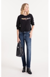 Blusa Planetas Ellus Preto