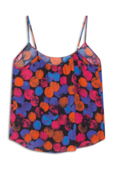 Blusa Polkadot u Neckline Padrao 5