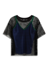 Blusa Power Fit Cropped Preto