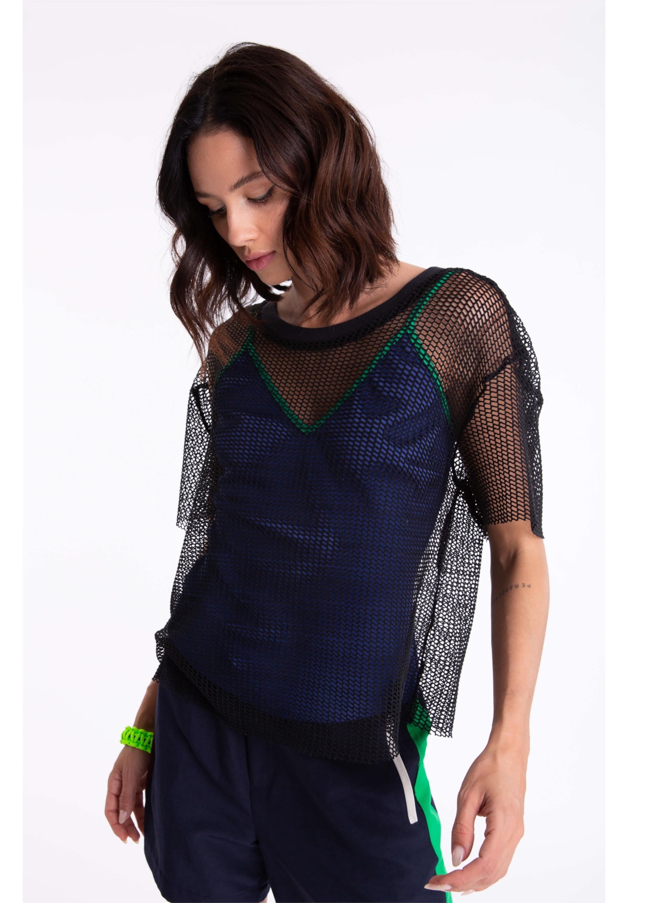 Blusa Power Fit Cropped Preto