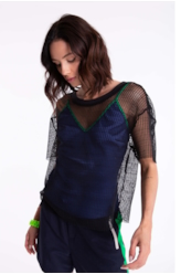 Blusa Power Fit Cropped Preto