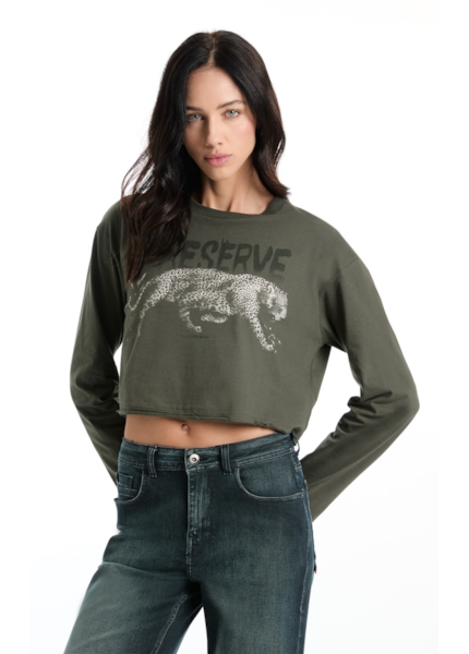 Blusa Preserve Onçafari Floresta